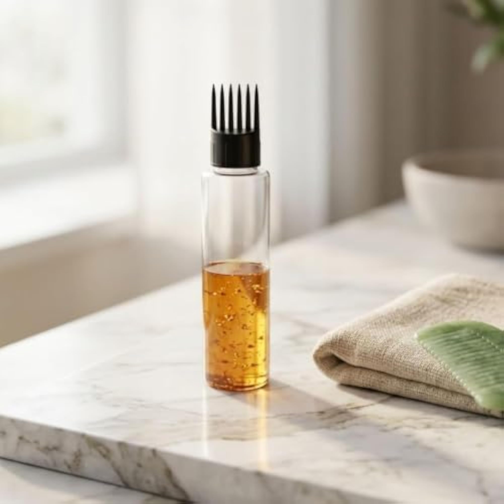 Hair Oil Applicator Bottle, 100 ml, Pack of 2